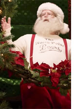 Santa Got Hacked commercial by Nortin Anit-Virus, filmed in the Machine Shop at Rubel Castle 2015 & 2016