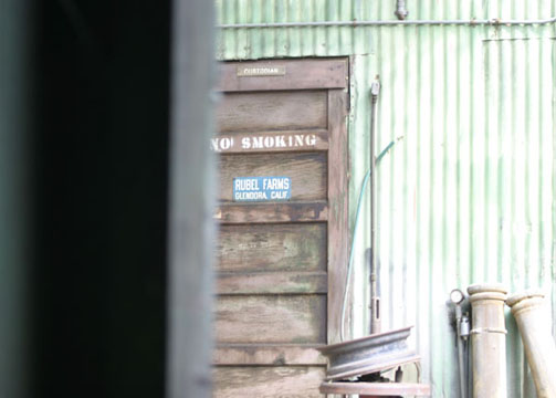 Car hoist area